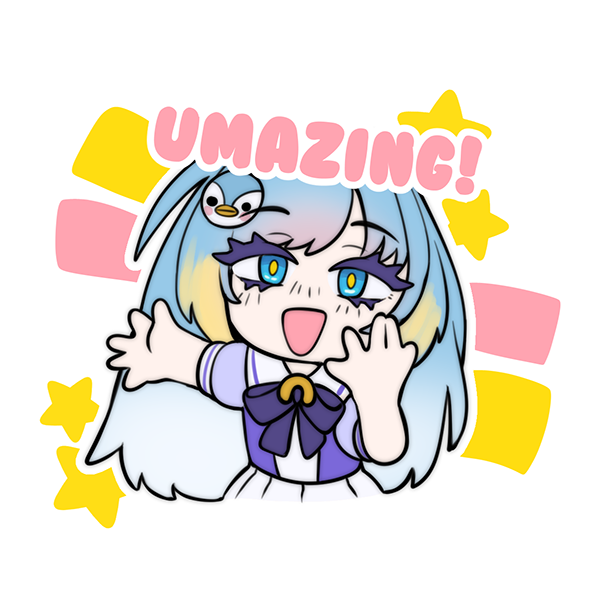 OMG my girlfriend got the cutest sticker made for me

ITS SO UMAZING

Art: @/Candleh3arts