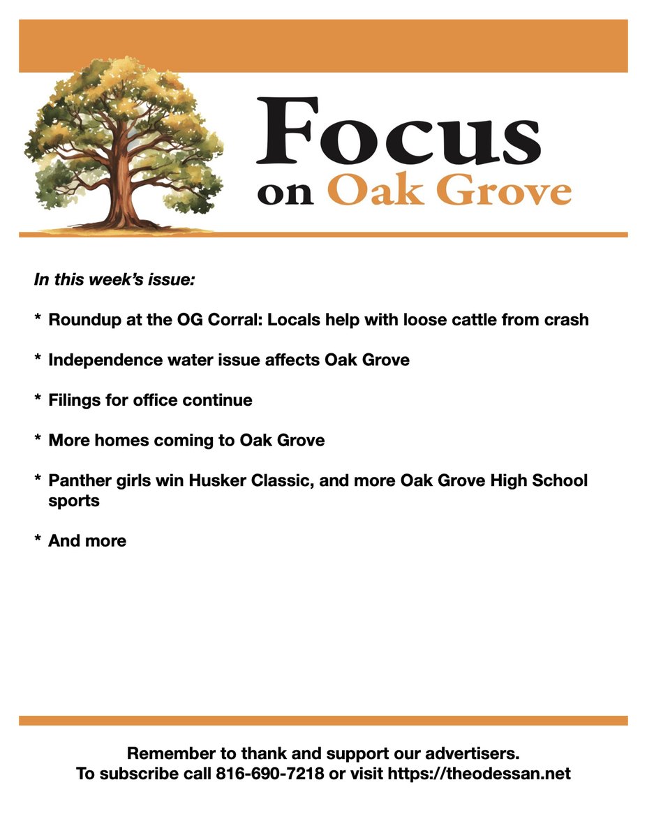 Focus on Oak Grove tweet media
