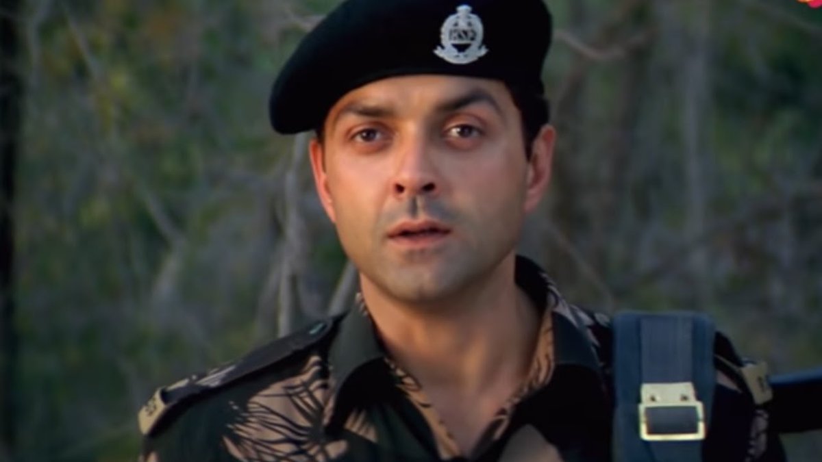 SadaaShree's tweet photo. Tango Charlie was quite a good war movie though it flopped.  Liked the way how it depicts the journey of the protagonist Tarun Chauhan( Bobby Deol) from a rookie recruit, to a battle hardened soldier, and his encounters with Naxals, Bodo Militants and Jihadis.  And his bonding with his mentor Havaldar Mohd Ali( Ajay Devgan).

Really good performances from Bobby Deol, Ajay Devgan, Sanjay Dutt and Sunil Shett, the combat scenes were well shot too.  This deserves a re release for sure.