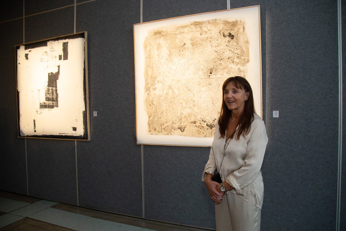PressGrouppr's tweet photo. Desde Press Group tuvimos el placer de acompañar a la artista plástica Myrian Barcia en la organización del vernissage y en la gestión de prensa de su muestra Renacer, realizada en Salones Puerto Norte, Rosario. https://t.co/O1UCt4DQpD