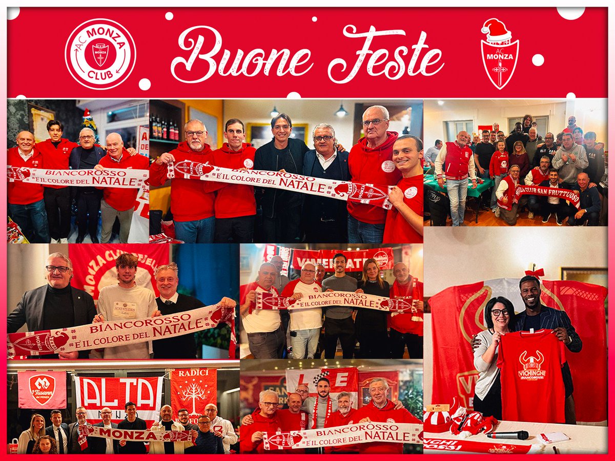 Alle cene di Natale degli AC Monza Club 🤍❤️

Momenti di condivisione che raccontano cosa significa davvero essere una famiglia.

Grazie di cuore a tutti i Monza Club per l’affetto, il calore e la passione.
🤍❤️