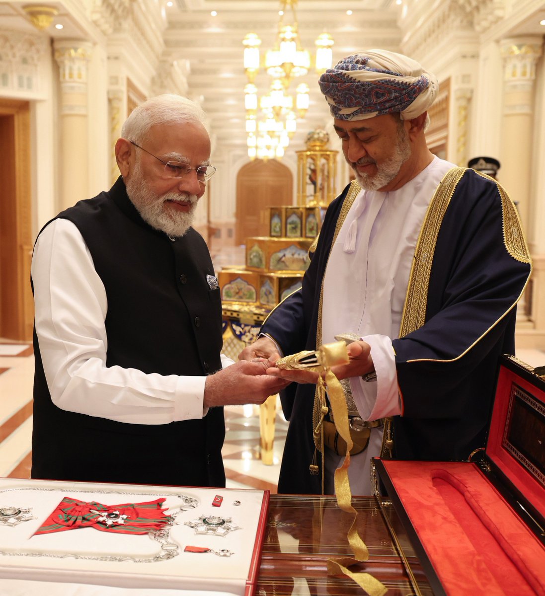 Oman’s highest civilian honor, ‘The First Class of the Order of Oman', being conferred on PM Shri
<a href="/narendramodi/">Narendra Modi</a>
Ji is a grand endorsement of his statesmanship and his acceptance as a global leader.