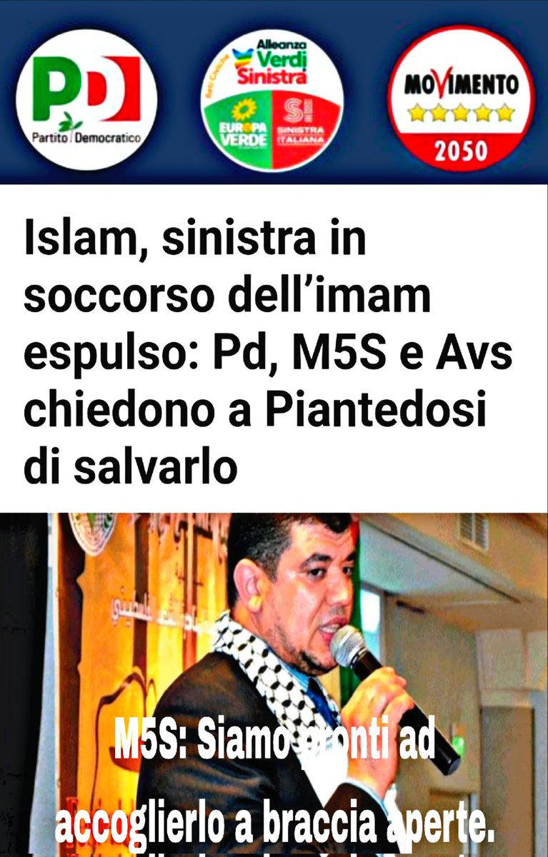 BrandauerLudwig's tweet image. Senza le toghe rosse costui sarebbe in galera; a livello politico le sinistre non andranno mai al governo,quindi  favorendo clandestini, in genere islamisti fanatici,terroristi, mirano ai loro voti,per questo vogliono x loro la cittadinanza , ius soli , ius scuola  e soldi..
