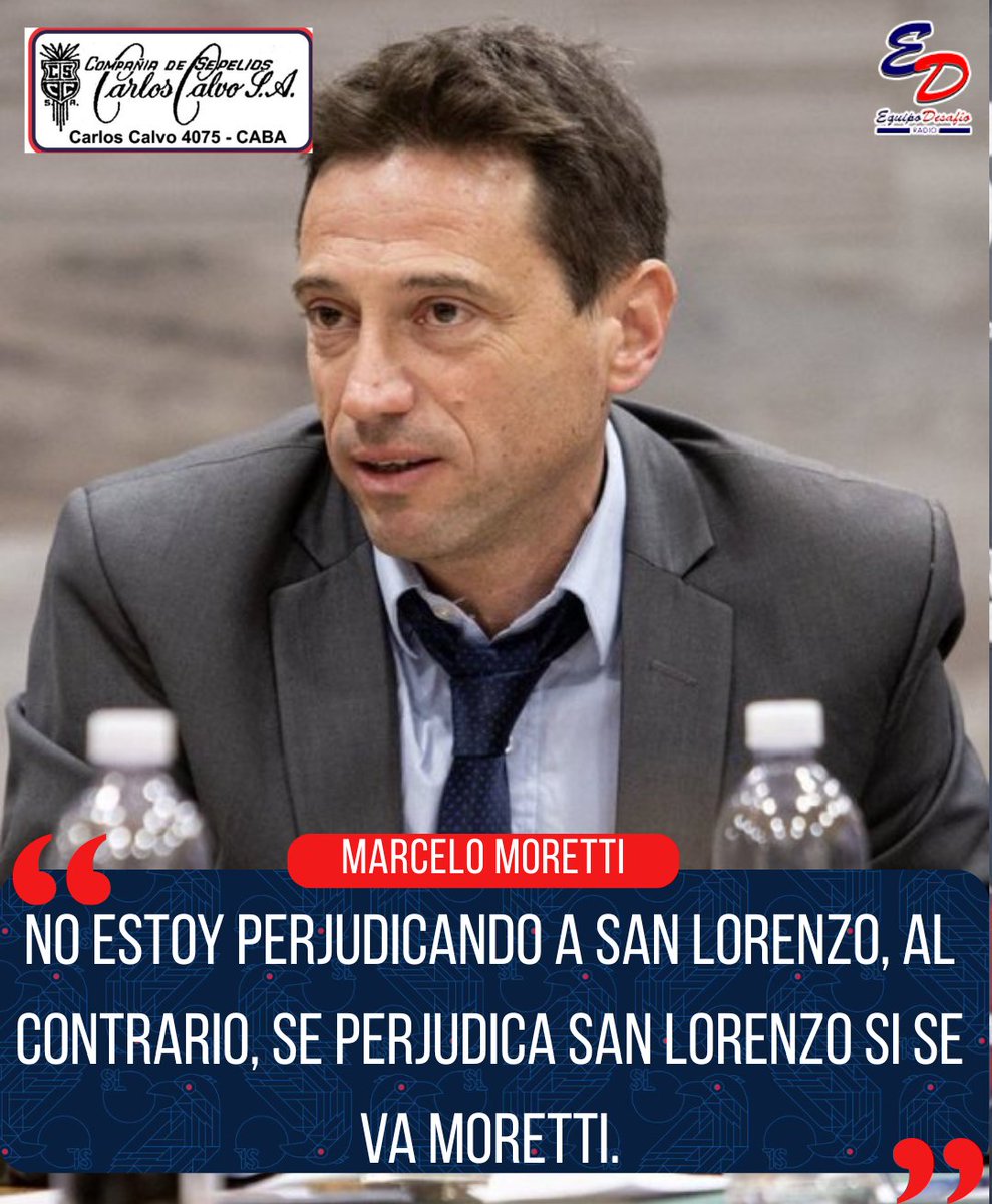 La declaración de Marcelo Moretti en @laciclone 😳