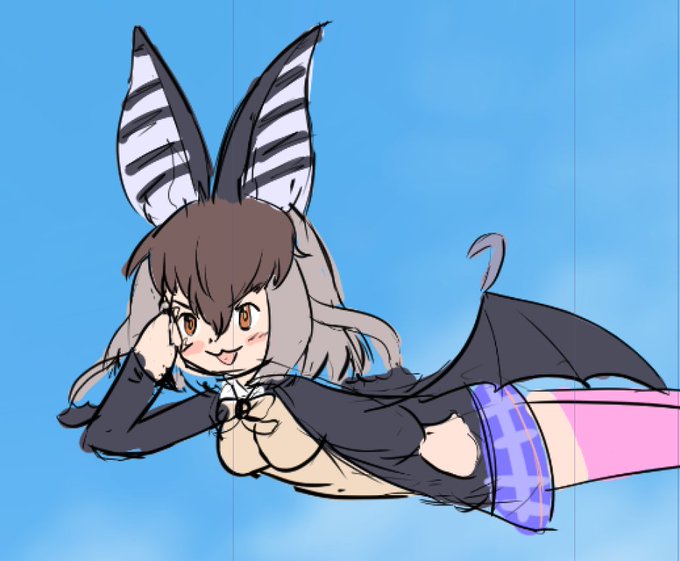 原稿のすみっこに描いたらくがきうさこ