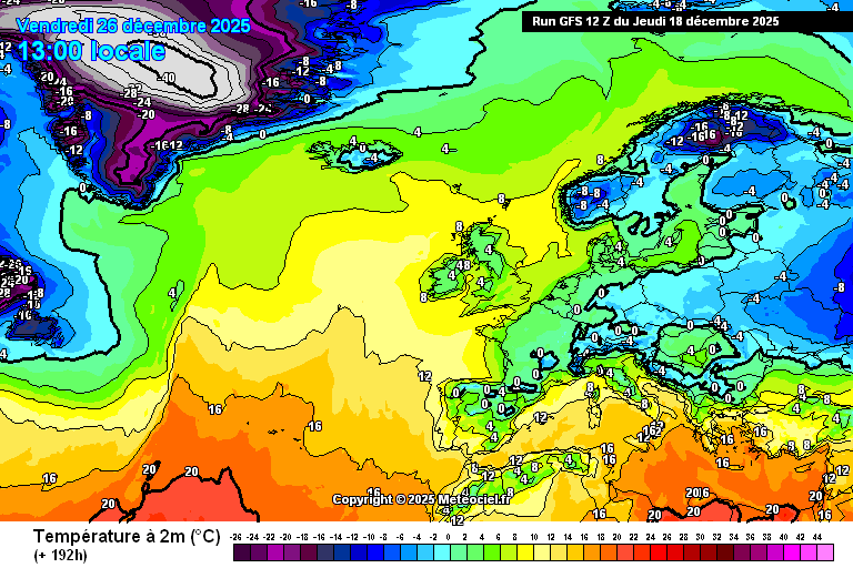 PvForecast's tweet photo. Well at #Christmas we dont see 15 degrees with a atlanticlow to west #europe this year
#patternchange https://t.co/m8xtPknVxE