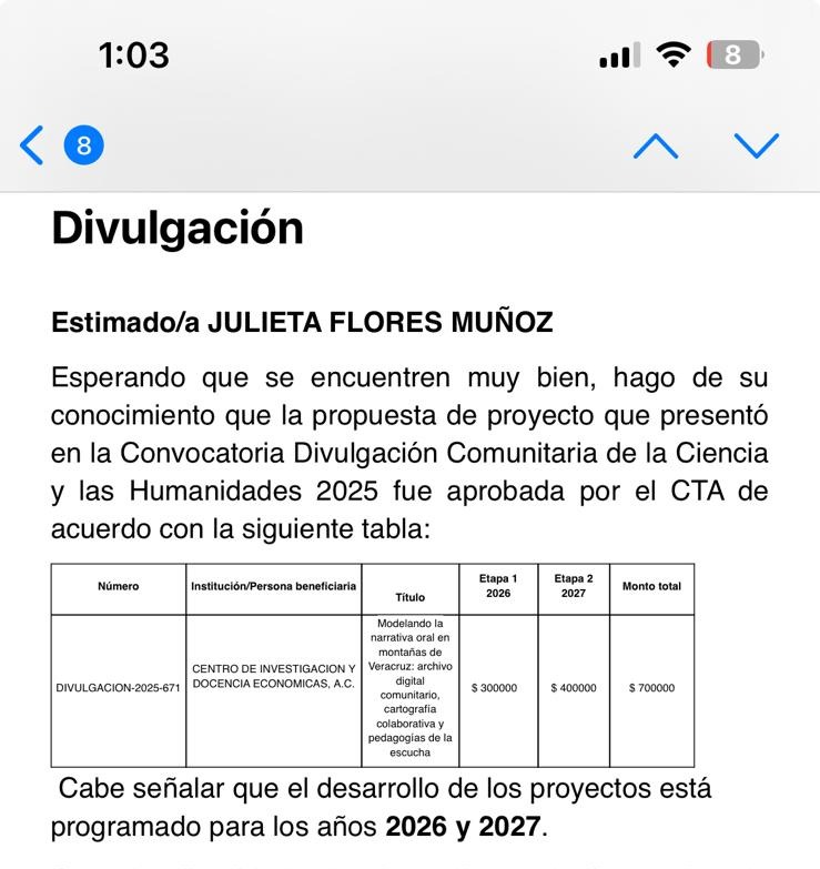 División de Historia tweet media