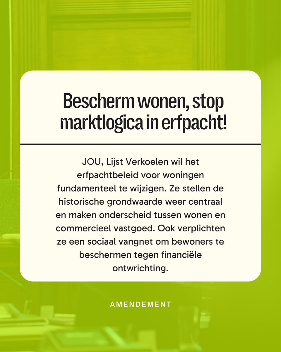 Vandaag dienen we twee moties in over het Rotterdamse erfpachtbeleid. We vragen om onafhankelijk onderzoek naar de koerswijzigingen, de gevolgen voor bewoners en de rol van de gemeenteraad. Openheid is nodig om vertrouwen te herstellen.
#Erfpacht #Transparantie #Rotterdam
