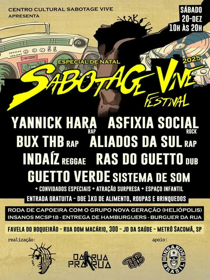 skatapla's tweet photo. @MadProfessordub - 20/12 Sabotage Vive Festival com @yannickhara, @asfixiasocial, Aopless, Aliados Da Sul, Indaiz, Ras do Guetto,  Guetto Verde SISTEMA DE SOM  e Jabcut DJ no Centro Cultural Sabotage Vive em São Paulo 
- 20/12 @dubversao SS na Rua Roberto Simonsen, 78 Sé Centro de São Paulo 

👇 https://t.co/BkaavOy2rq