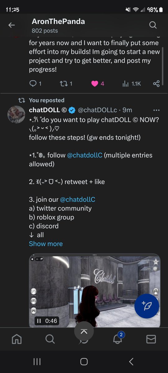 AronThePanda tweet media