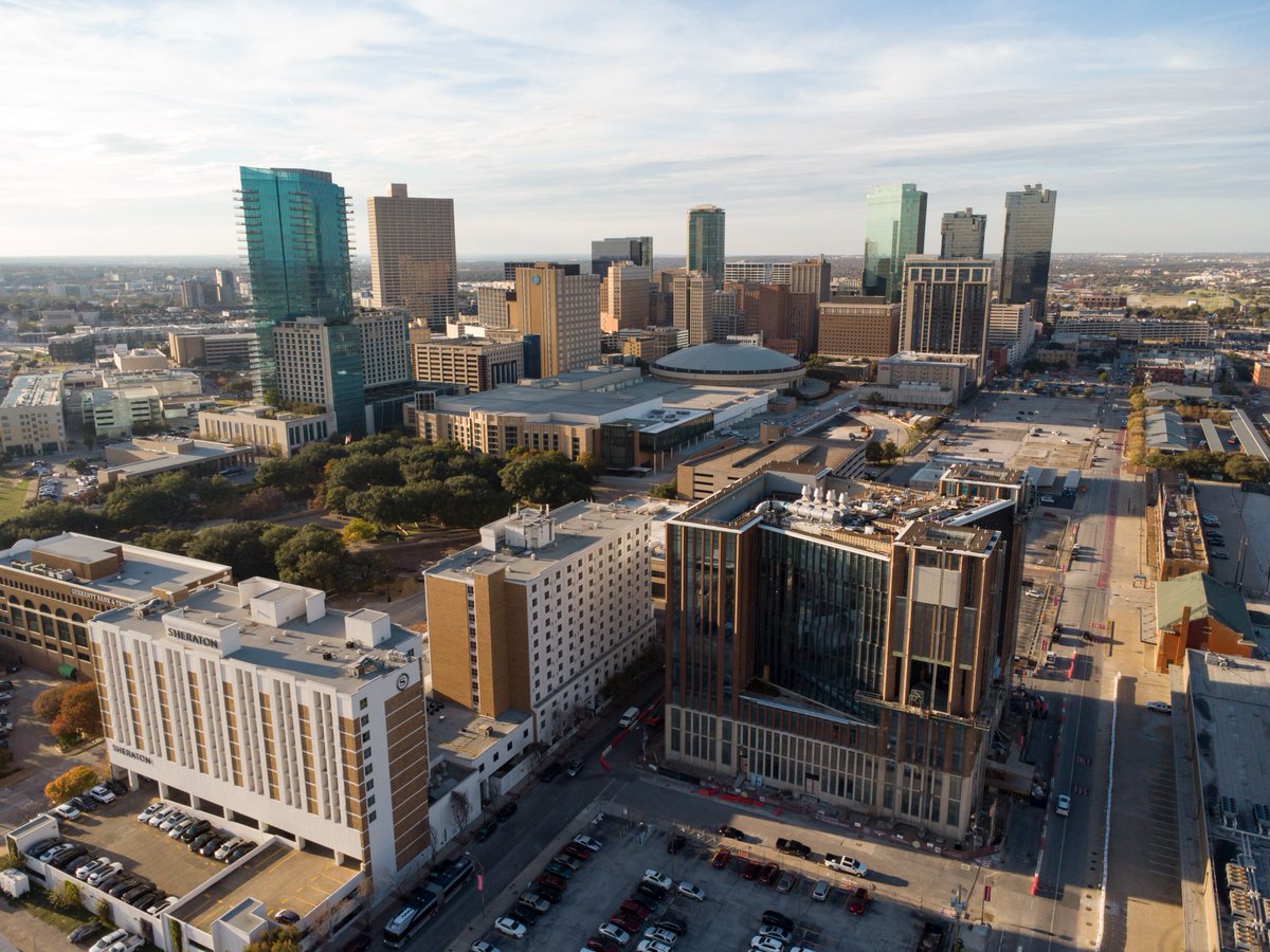 A new addition to the Fort Worth skyline is rising here at Texas A&amp;M-Fort Worth!