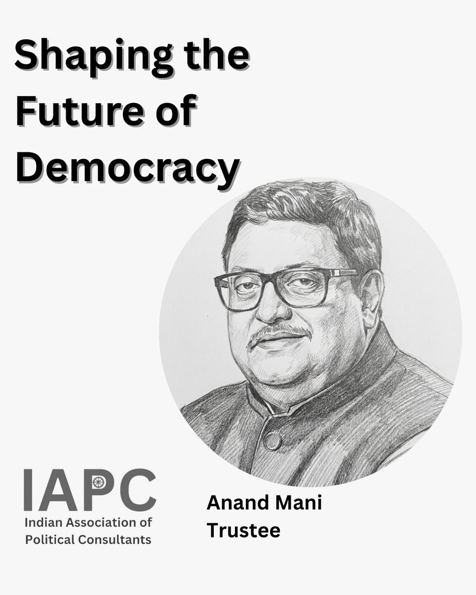 IAPCINDIA's tweet photo. Meet the leaders guiding the Indian Association of Political Consultants. We are committed to elevating the profession through cutting-edge research, training, and global dialogue.

Expertise driving democratic engagement. https://t.co/M62k5DFwrt