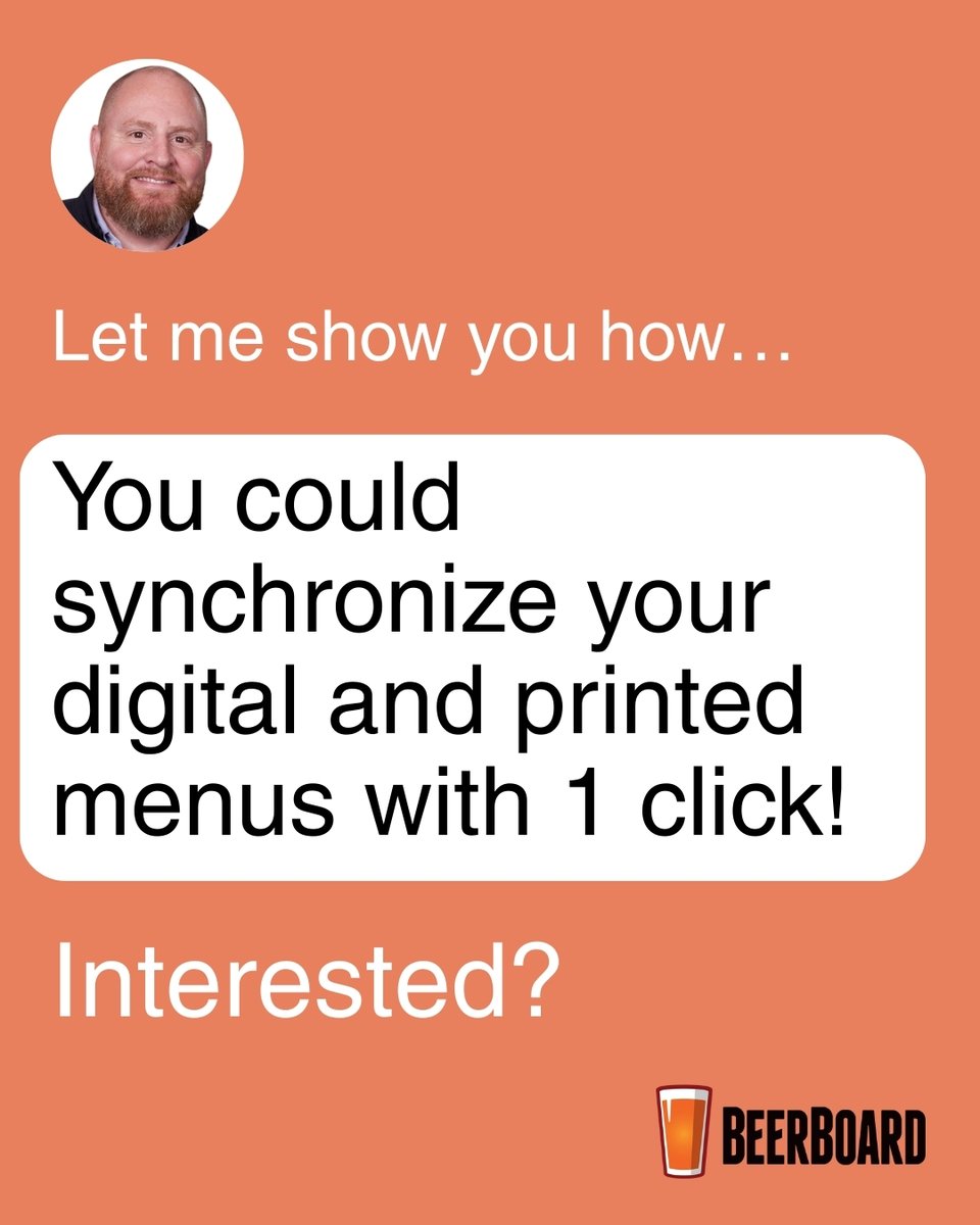 beerboard's tweet photo. Discover how SmartBar revolutionizes menu management and increases revenue.

With a single QR code scan, guests access dynamic menus, promotions, contests, and rebates— all managed seamlessly by BeerBoard. 

Let's connect and I’ll show you how easy it is!

https://t.co/G7orUYknqB https://t.co/oFGsrdc3uv