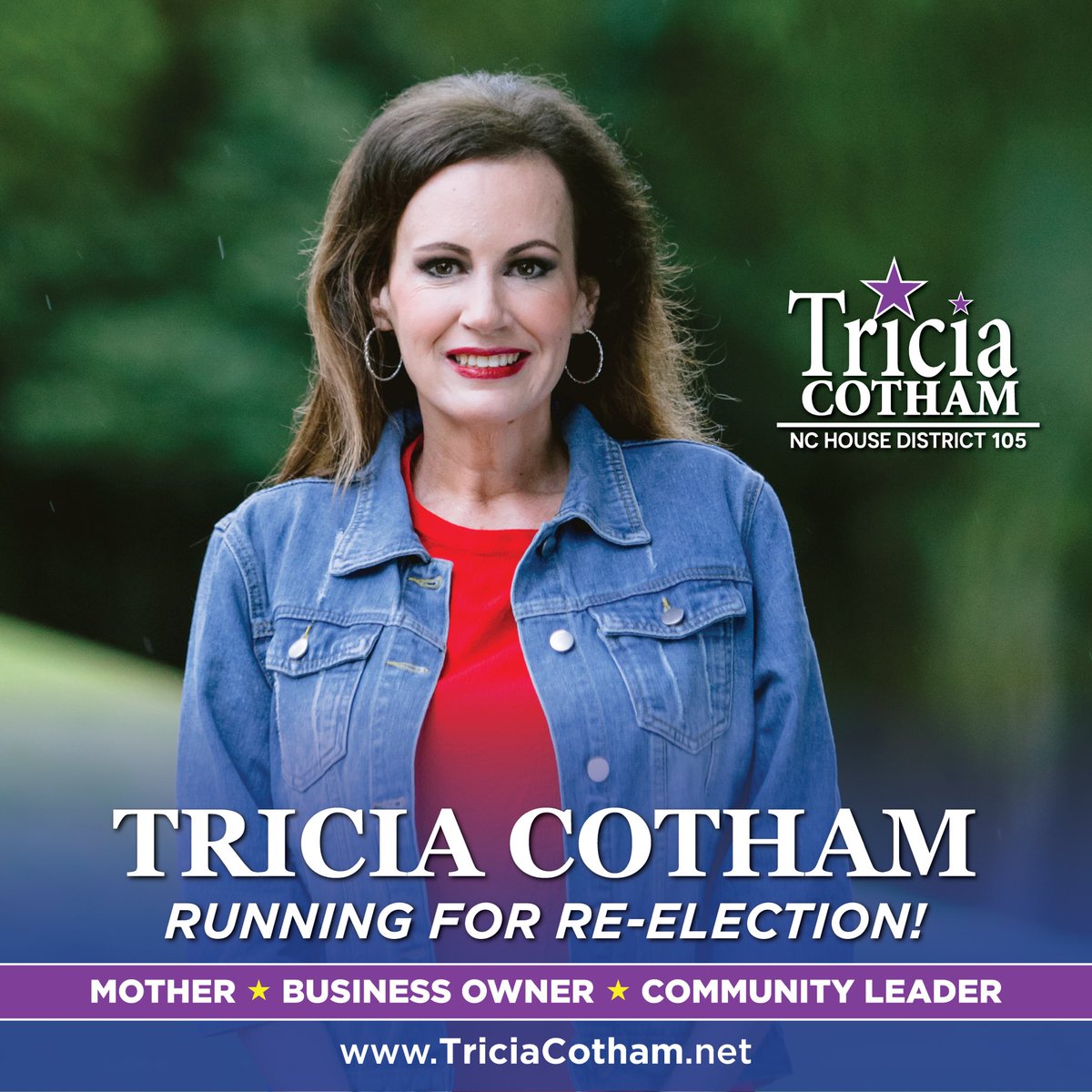 triciacotham's tweet image. Filed for re-election! Looking forward to 2026! Let’s go! 🇺🇸 #ncpol