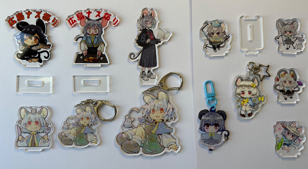 Louisdesnow's tweet photo. I was able to finally unpack all my Naz goods from my trip!

Redid the layout for the bottom section of one display to include the new Nazrin mini canvas! https://t.co/GMvHK9BGRK