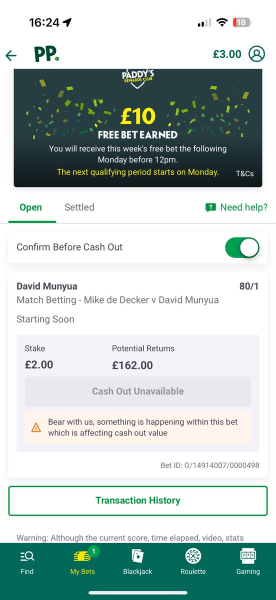HodgsonJeylan's tweet photo. @AndyRobsonTips Got this at 2-0 down https://t.co/SmhHhS1Wcv