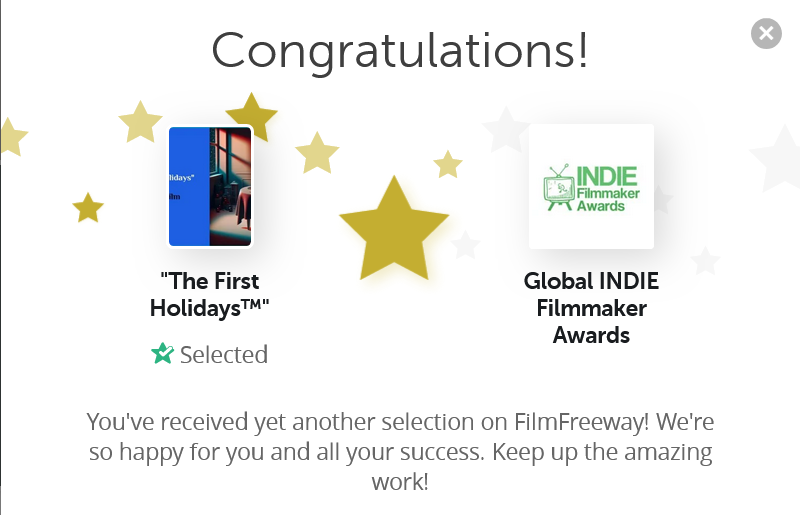 MyGriefAngels's tweet photo. Amazing news! "The First Holidays™", an award-winning volunteer-powered short film from My Grief Angels Productions; was just selected by Global INDIE #Filmmaker #Awards via https://t.co/z6DAFSbaSH! #film #shortfilm #festival #HBOmaxหาร #cnnny #holidayseason https://t.co/oKkx5hQTSx