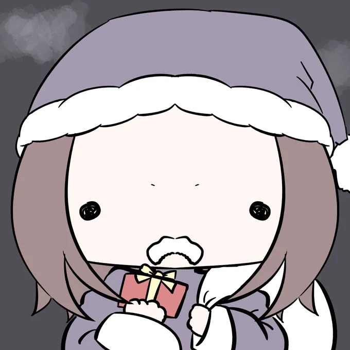 まふゆサンタ #イラスト #オリキャライラスト #クリスマスイブ