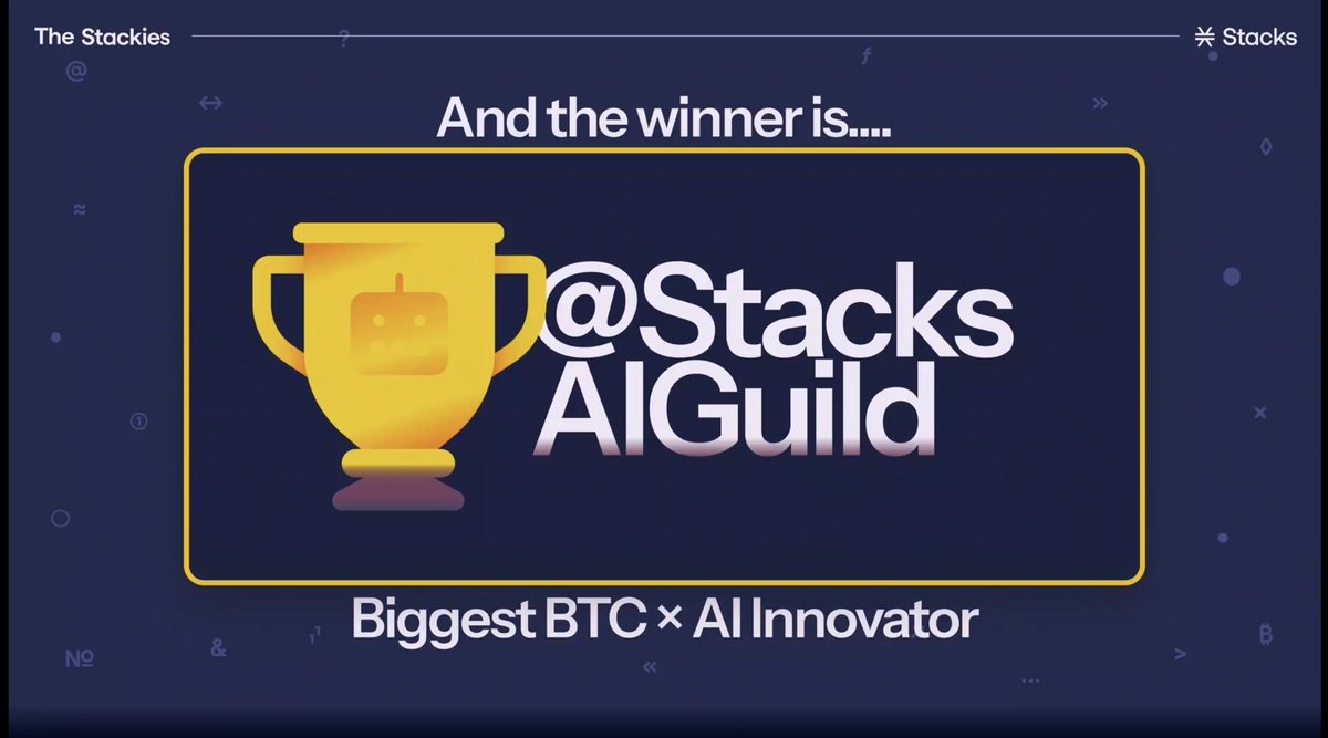 StacksAIGuild's tweet image. 🎉🎉🎉