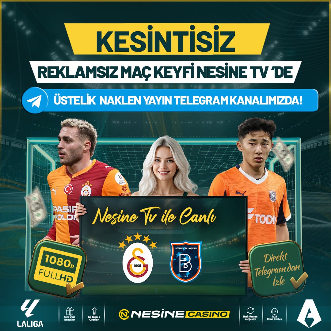 📹 Kesintisiz Yayının Keyfi Nesine TV  (t.me/nesinecasinotv)!📹

⚽️ #GSvBFK Dev Maçı Kesintisiz ve Donmadan Hemen İzle! 'de

🔥Şimdi Tüm Ligler ve Süper Lig Maçları  ve Fazlası  Nesine TV  (t.me/nesinecasinotv)'de!🔥

🔗 GÜNCEL GİRİŞ  (t2m.io/nesinecasinoli…)