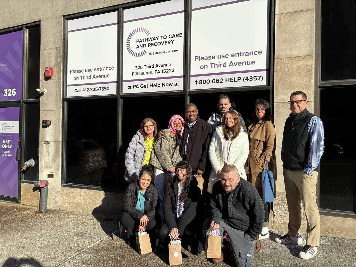 Pathway2020's tweet image. A big thank you to Dr. Bryan Kline and Coleen Crisci from Unity Recovery for bringing 10 of their newest staff members to PCR for a tour and overview of our program! I am grateful for the collaboration!