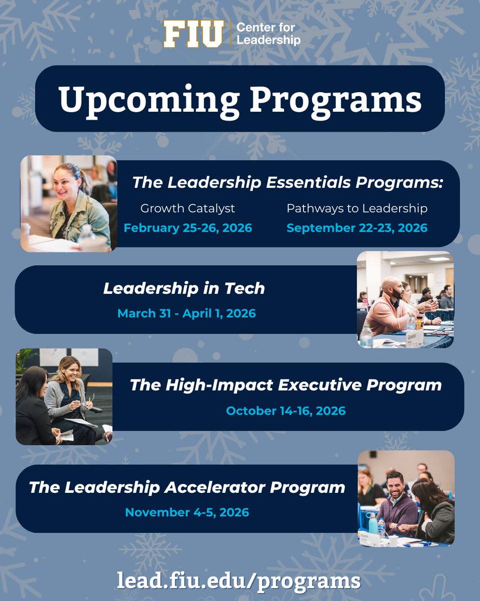 Center For Leadership at FIU tweet media