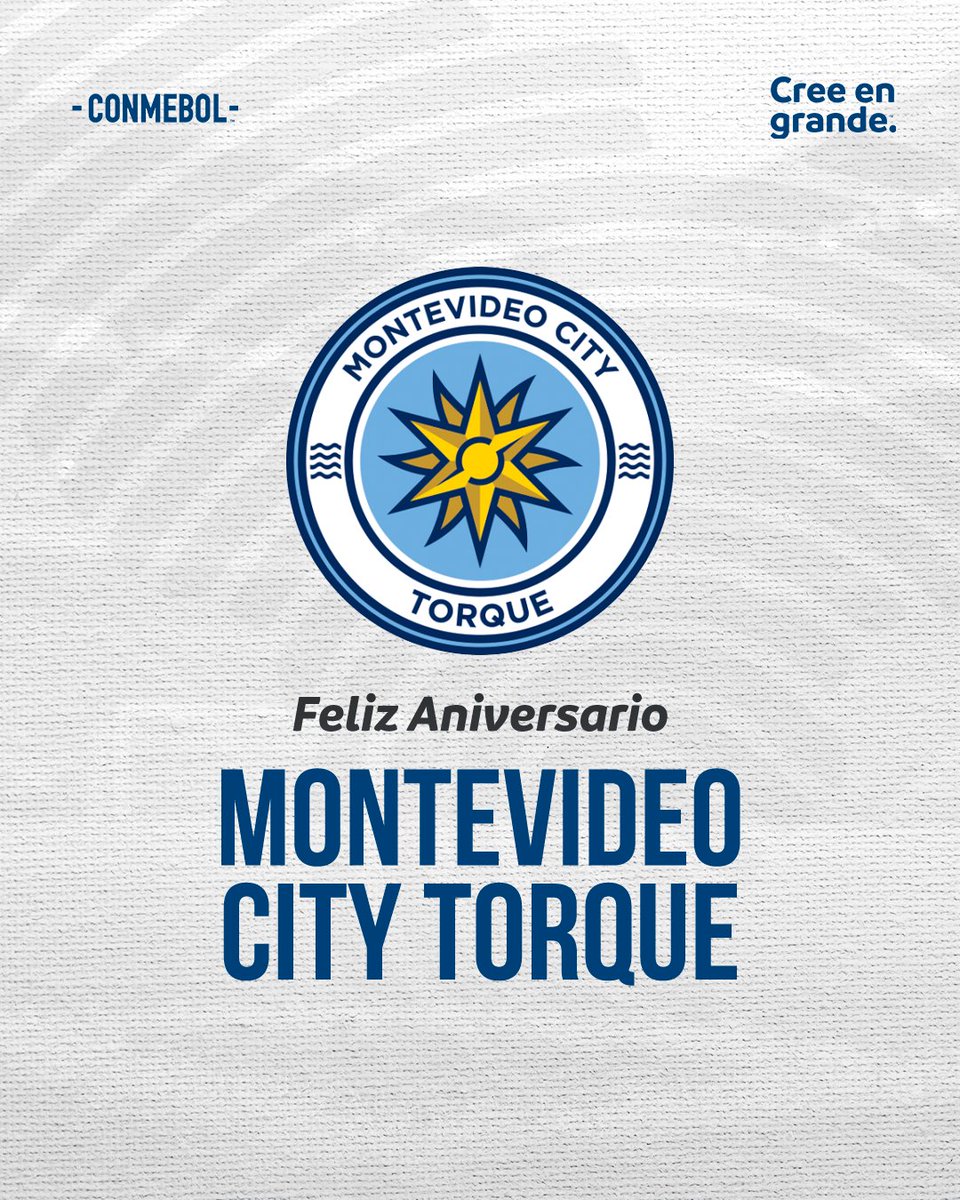 ¡Felicidades, <a href="/MvdCityTorque/">Montevideo City Torque</a>! 🎂👏

#CreeEnGrande