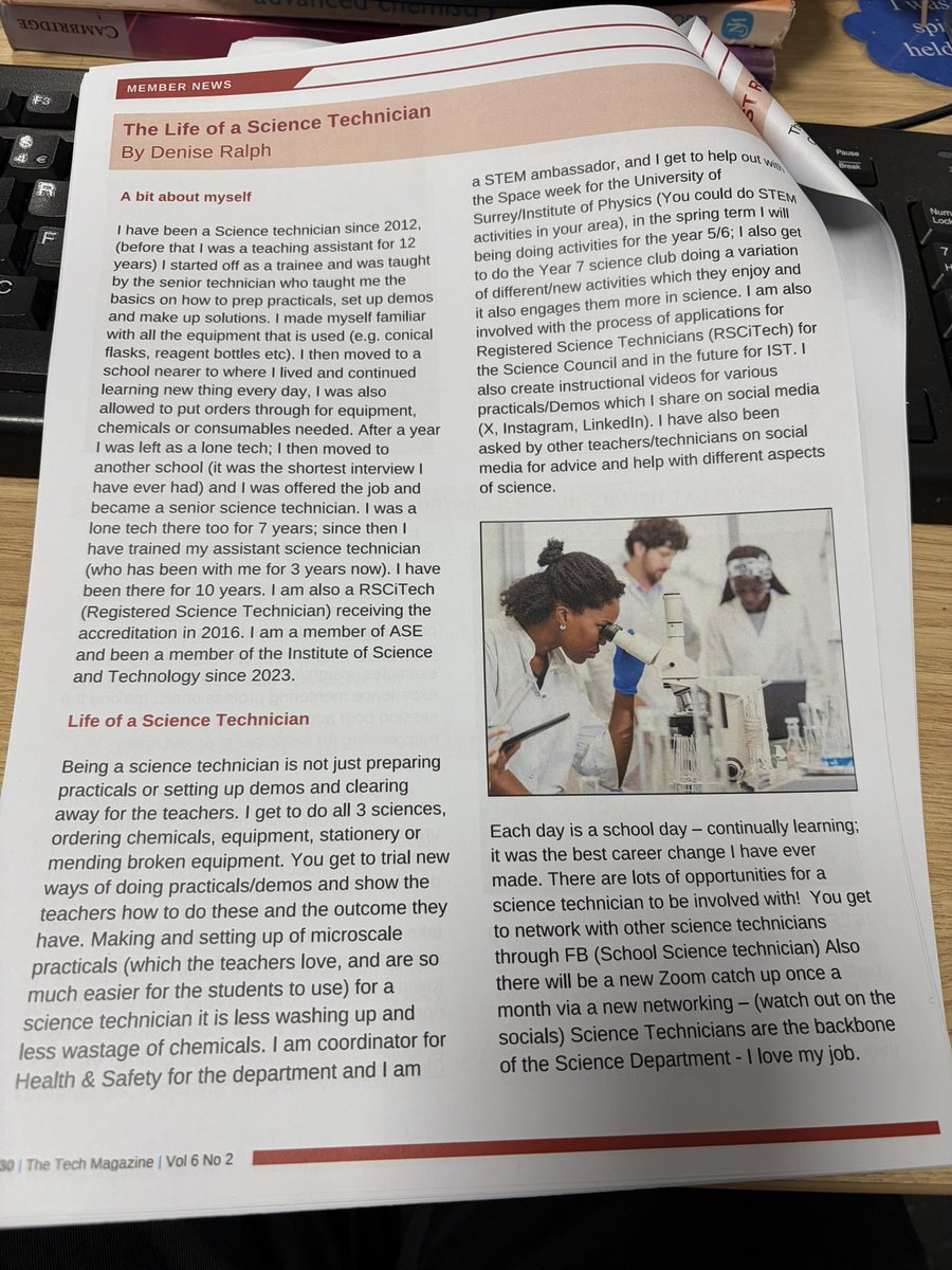 Denise Ralph (MIScT RSciTech) WH Tech tweet media