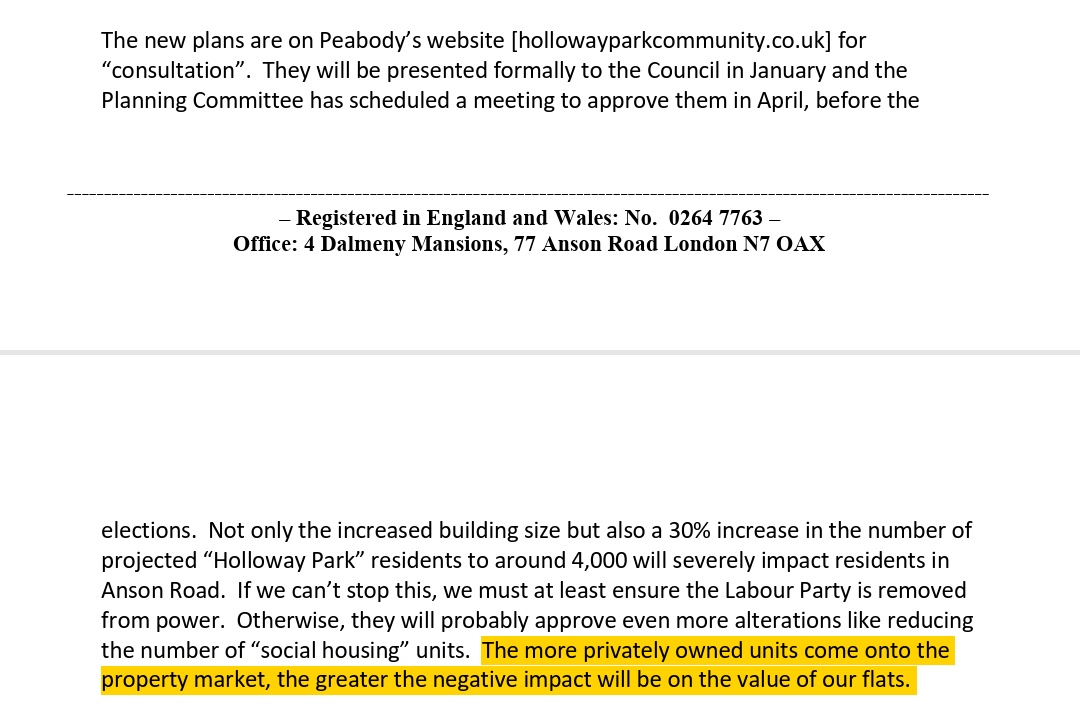 Appalling NIMBYism from <a href="/islingtongreens/">Islington Green Party</a> supporters in Tufnell Park

Housing is a basic necessity, not an investment, and it's shameful to put house price growth above desperately-needed new homes for Islington residents