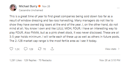 Cassandra Unchained tweet media