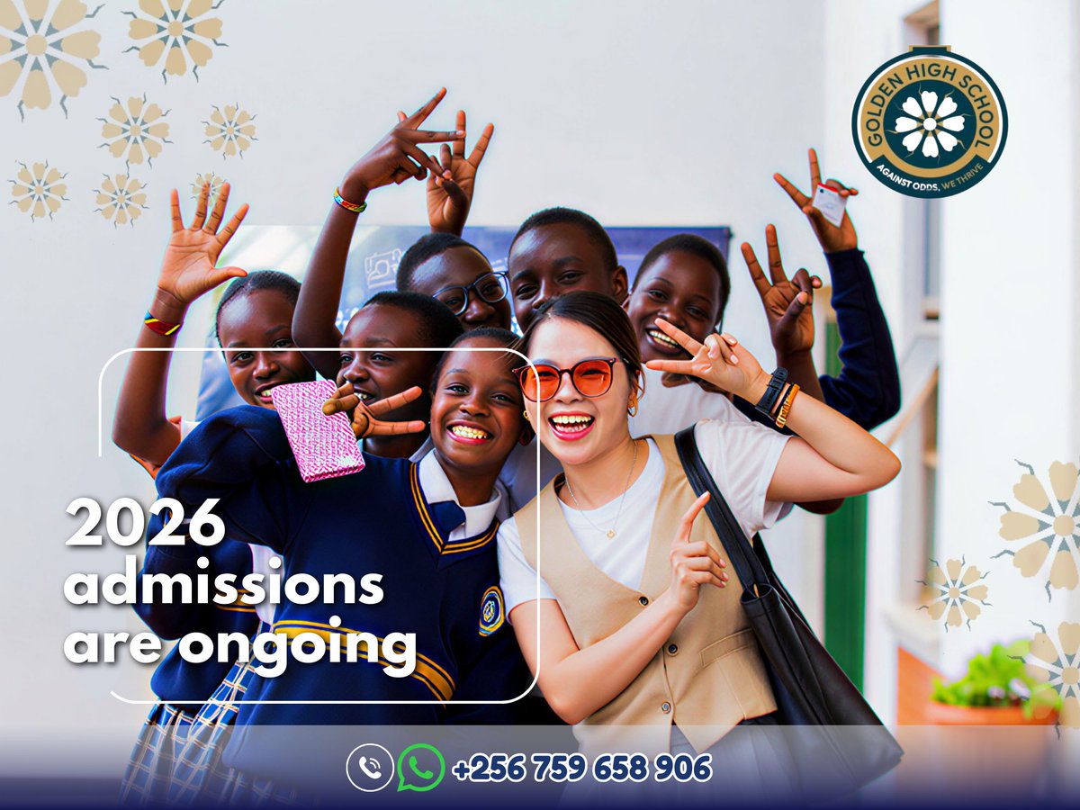2026 Admissions are open 📍

#EducationMatters #AdmissionsOpen #Highschool #Uganda