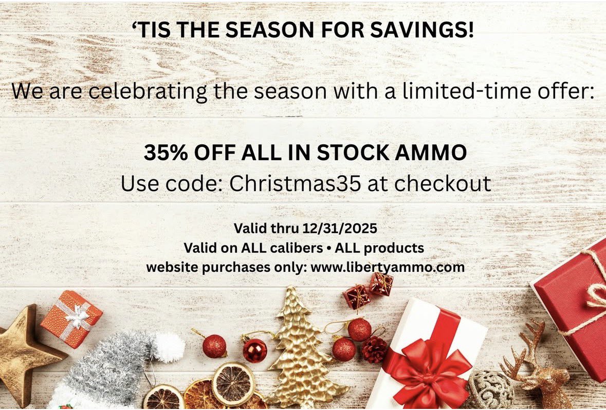 On sale now! libertyammo.com