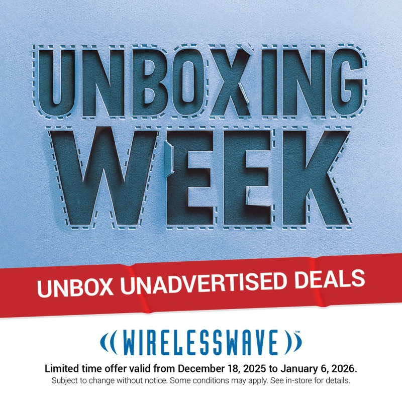 SeawayMall's tweet photo. UNBOXING WEEK
Unbox unadvertised deals

Conditions apply. Ask in-store for details. https://t.co/U5iyn3G3Z6