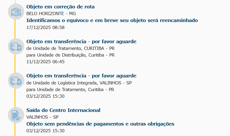 HaruAmb's tweet photo. Correio me deixa maluco, o bagui ja tava em Curitiba indo pra distribuição e do nada aparece em Minas Gerais que porra é essa https://t.co/nEH9ti0kQC
