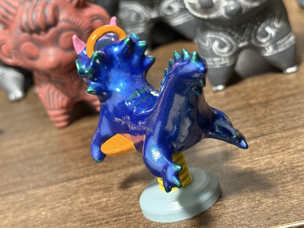 妄物殿での産物:
幻獣遊具〜青龍〜🐉
どこか間の抜けた表情やポーズが愛くるしいですが塗装はとてもリッチ😳
乗ってみたい☺️

#zozoï
#妄物殿
#妄想工作所