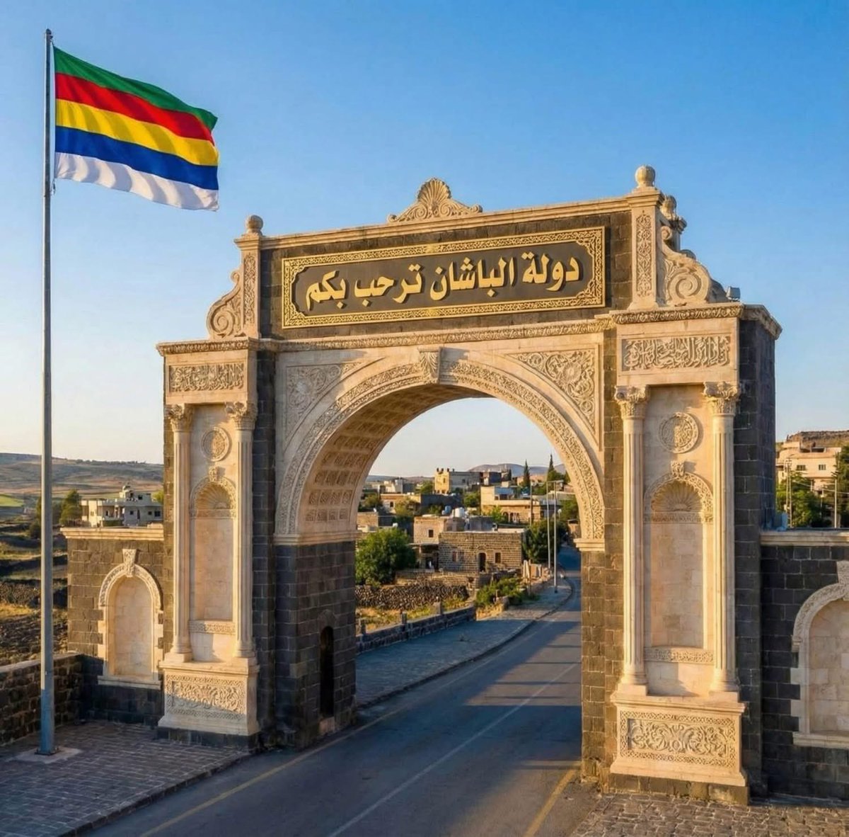 مساء الخير من #دولة_الباشان 💚❤️💛💙🤍
أهل النشامة و الزعامة ✌️✌️👌👌
#الجنرال_مظلوم_عبدي
#سماحة_الشيخ_حكمت_الهجري
#اقليم_روجافا_كوردستان