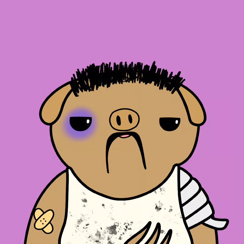 I got my poor Piglet, and it looks like the bear market beat the crap out of it. Hoping that SOL strikes back!
