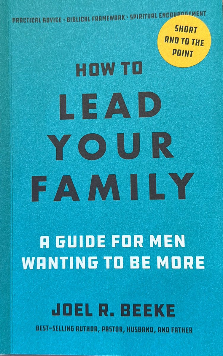 JonathanESwan's tweet image. “Godly husbands and fathers are at the center of biblically ordered families, biblically ordered families are vital to the health of the church, and the church is the beachhead of God’s kingdom and both the salt and light of the broader society.” – Joel Beeke