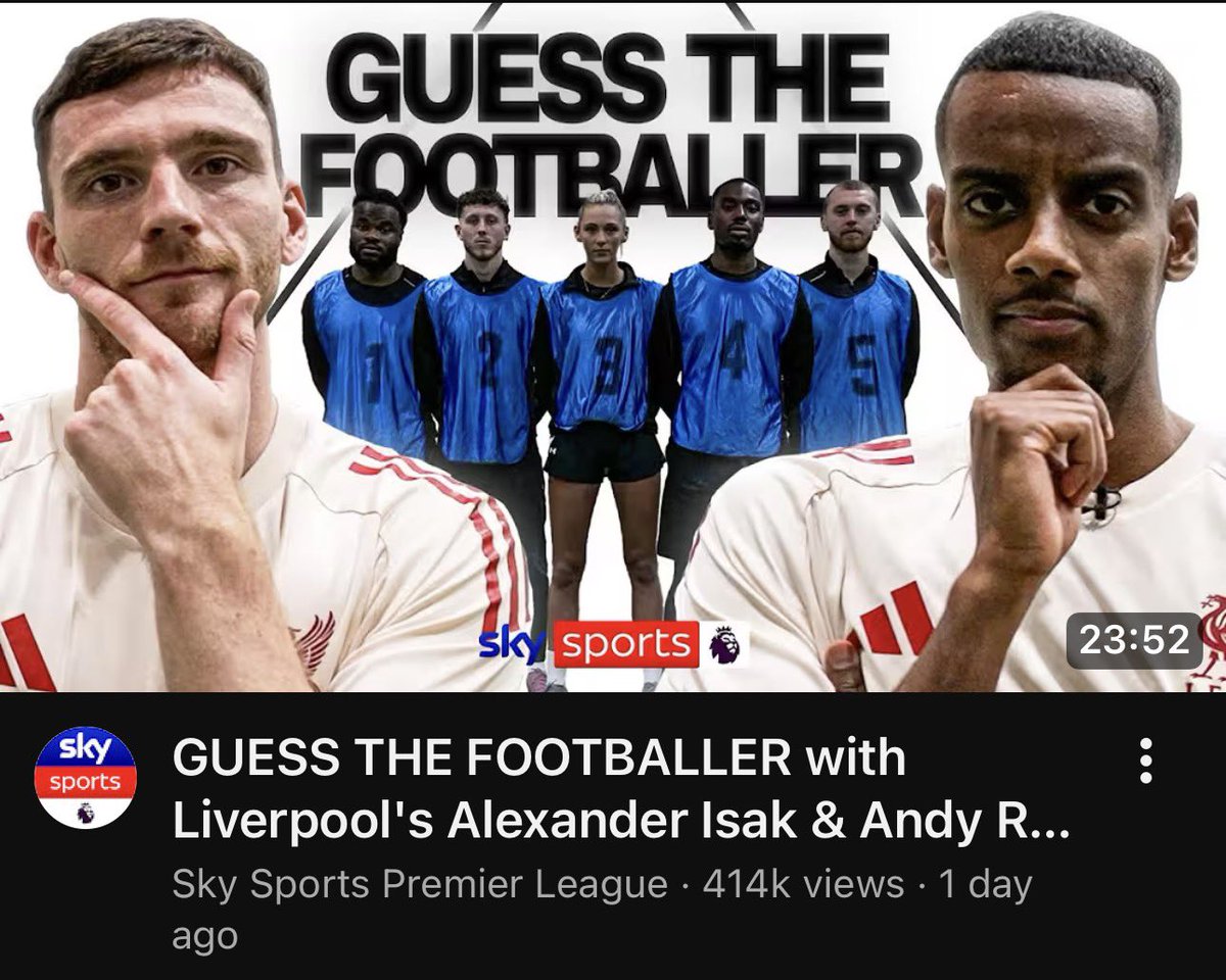 Isak should be stood with the 5 others