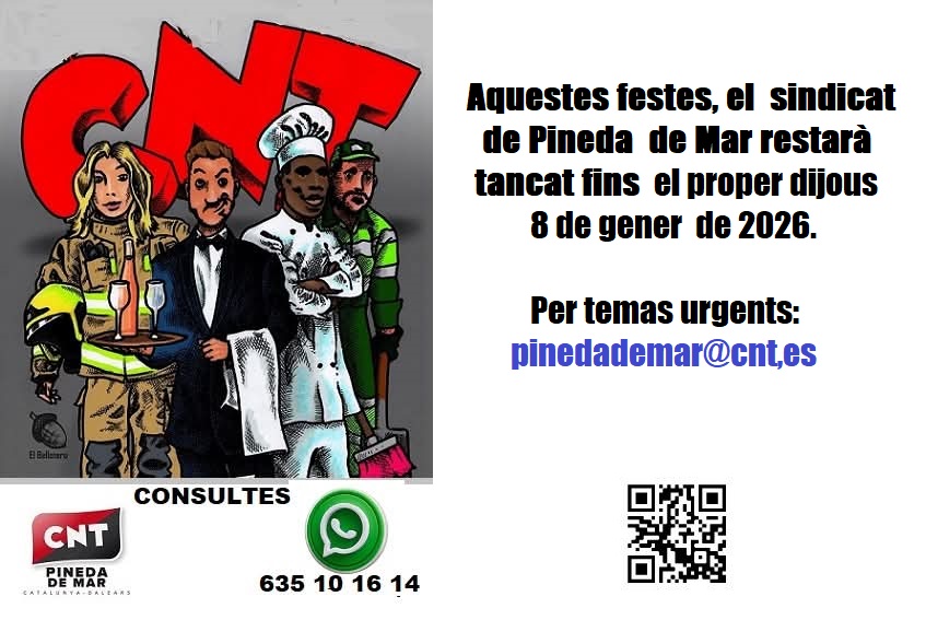 CNT Pineda i Comarques Maresme i la Selva. (@cntpinedademar) on Twitter photo 