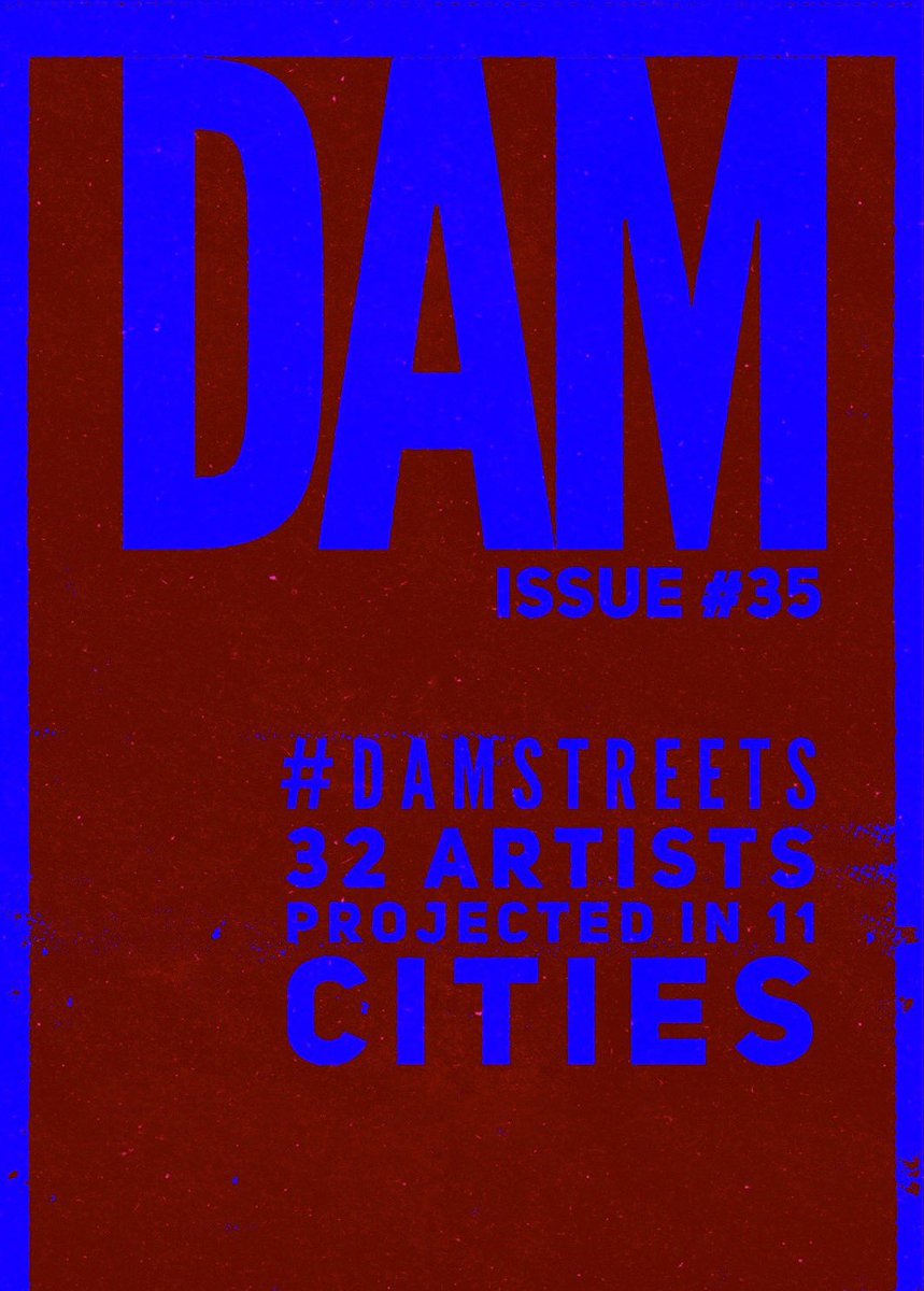 Excited to drop the digital version of DAM Issue #35! Featuring 32 artists projected in 11 cities. 

The physical edition will be available next month <a href="/cycol_gallery/">Cycol Gallery</a>. 

See 🧵for digital issue and featured artists 

DAM 3.0 is powered by <a href="/bonk_inu/">BONK!!!</a> art Masters and <a href="/exchgART/">Exchange Art</a>