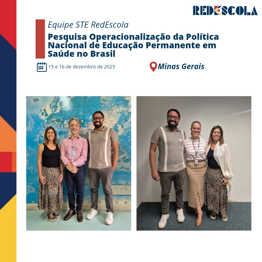 redescola's tweet photo. 📍 Campo da Pesquisa- Minas Gerais
Entre os dias 15 e 16 de dezembro, a pesquisa “Operacionalização da Política Nacional de Educação Permanente em Saúde no Brasil” realizou atividades em âmbito estadual em Minas Gerais
https://t.co/zf1O67sUn7 https://t.co/7E3PcBSueE