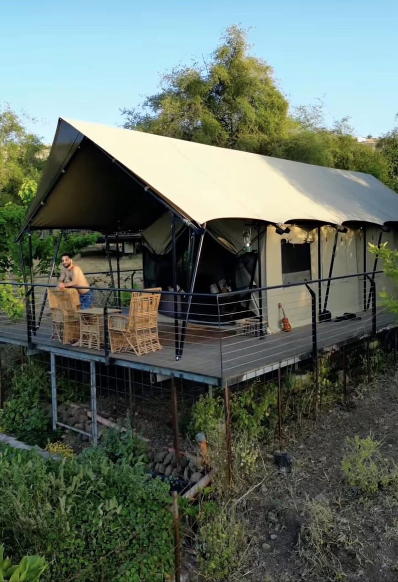 An Exclusive Tents in a heavy rain storm 🌧️… will it leak? Will you stay dry and cozy inside? You absolutely will! Our heavy duty military grade canvas bodies are 💯 water proof. But that is not where the rain protection ends, there is a heavy duty PVC rainfly that is an