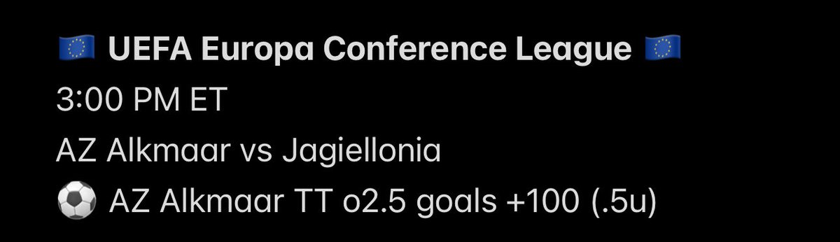thy_pitchwizard's tweet image. 12/18 ⚽️ PUBLIC PICK
———
LIKE ❤️ this post and if it hits … I’ll send 20 individuals all Premium picks for Friday (12/19). 

We travel to the Netherlands. 

Half unit. 
———
BOL tailin’ or fadin’. 🧙‍♂️

#TrustThyWizard #GamblingX #GamblingTwitter #GamblingCommunity