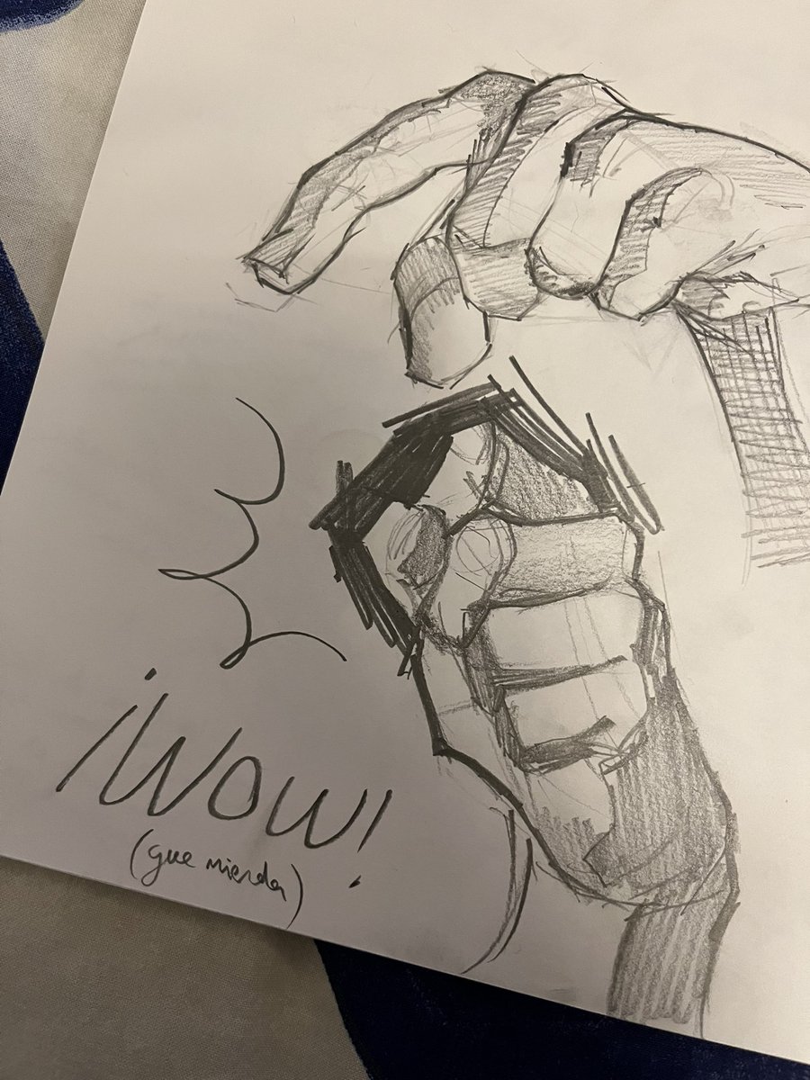 está anotación en mi sketchbook de hace meses me ha hecho genuina gracia