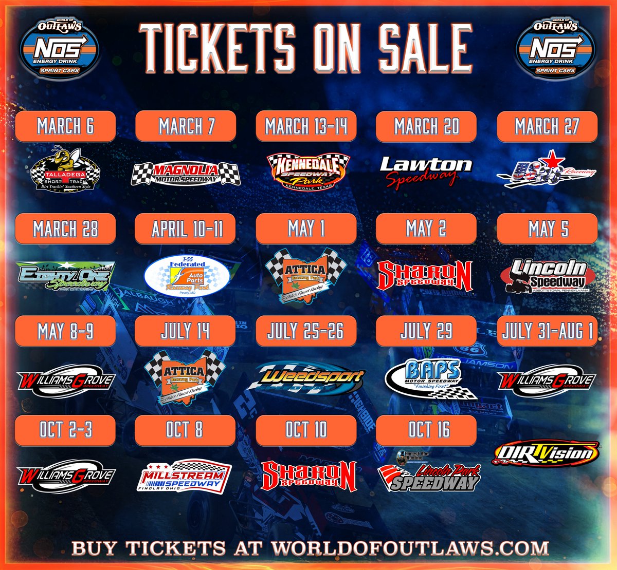 Oops, we dropped a bunch of 2026 tickets just in time for a last minute Christmas gift

𝗕𝗨𝗬 𝗧𝗜𝗫 🎟️ bit.ly/WoOSCSTix