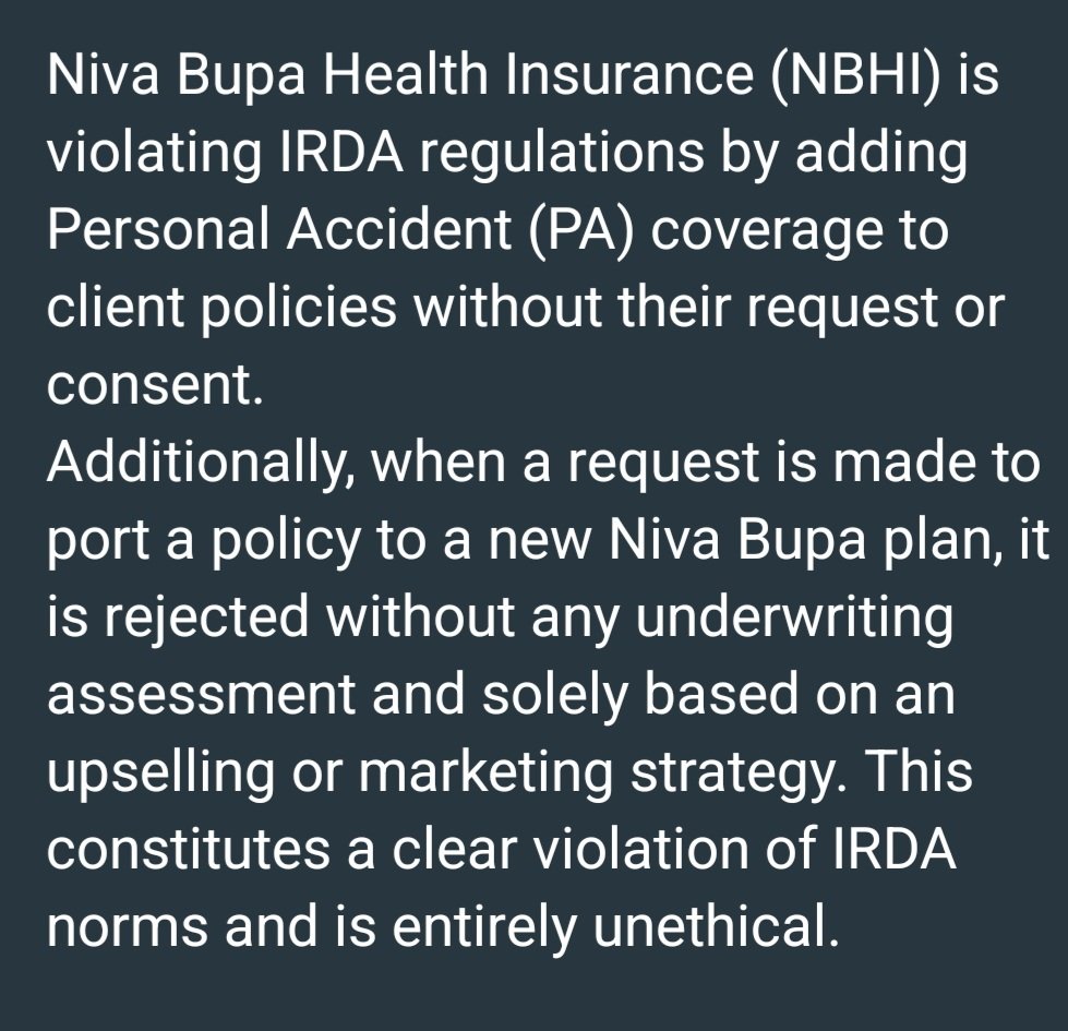 avinash_jain86's tweet photo. @irdaindia @Niva_Bupa @NivaBupaSupport https://t.co/IOV5gQTRHj