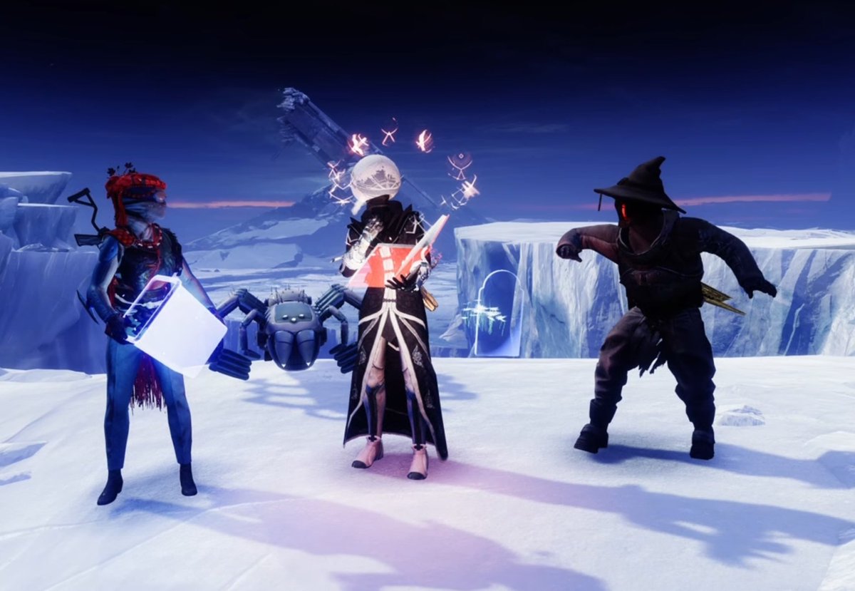 SenzaGIutine's tweet photo. #throwbackthursday to when Mau#5451, Loci#1979 and Quaza#4307 were cruising Europa disguised as nightmare before Christmas toons #DawningFashion2025 @DestinyTheGame
 @BrunoLouviers
 @A_dmg04
 @thetowerstailor https://t.co/jQdkfQtxiR