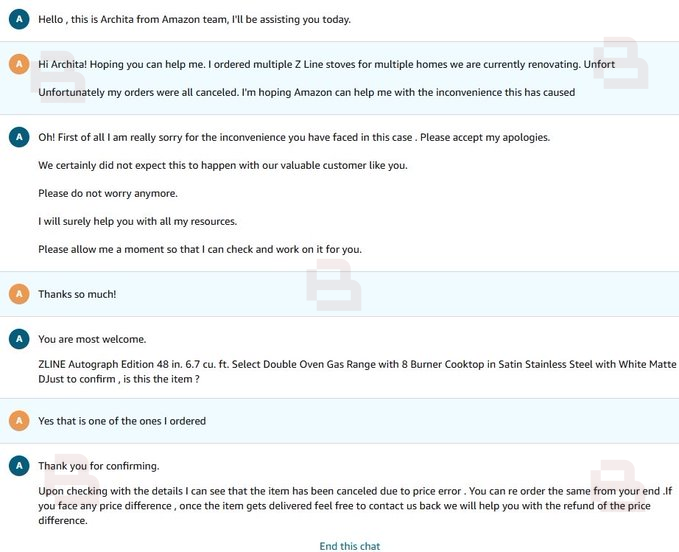 built2cop's tweet image. Someone reported the price error to Amazon support.

Instead of cancelling, Amazon honored it
and issued a $5,000 price adjustment.

This is why knowing how to move matters.
Price errors are cool.
But leveraging price errors is the new game.