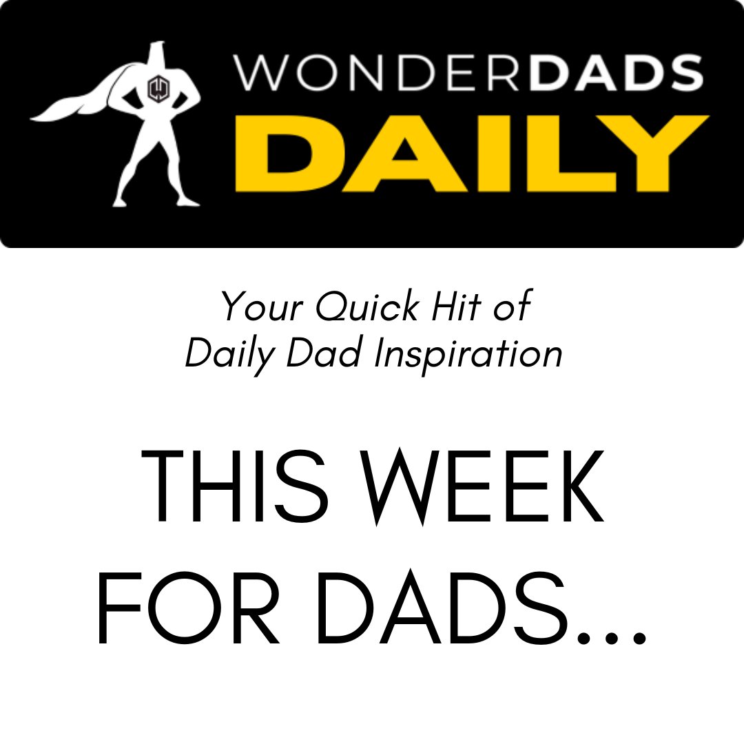 WONDERDADS DAILY: Your Quick Hit of Daily Dad Inspiration

Here are some key dates and things Dad should know this week...

Final Chance to Order Gifts Without Stress 👉 Most “arrives by Christmas” shipping deadlines hit Dec 18–21. If gifts aren’t ordered this weekend, you’ll